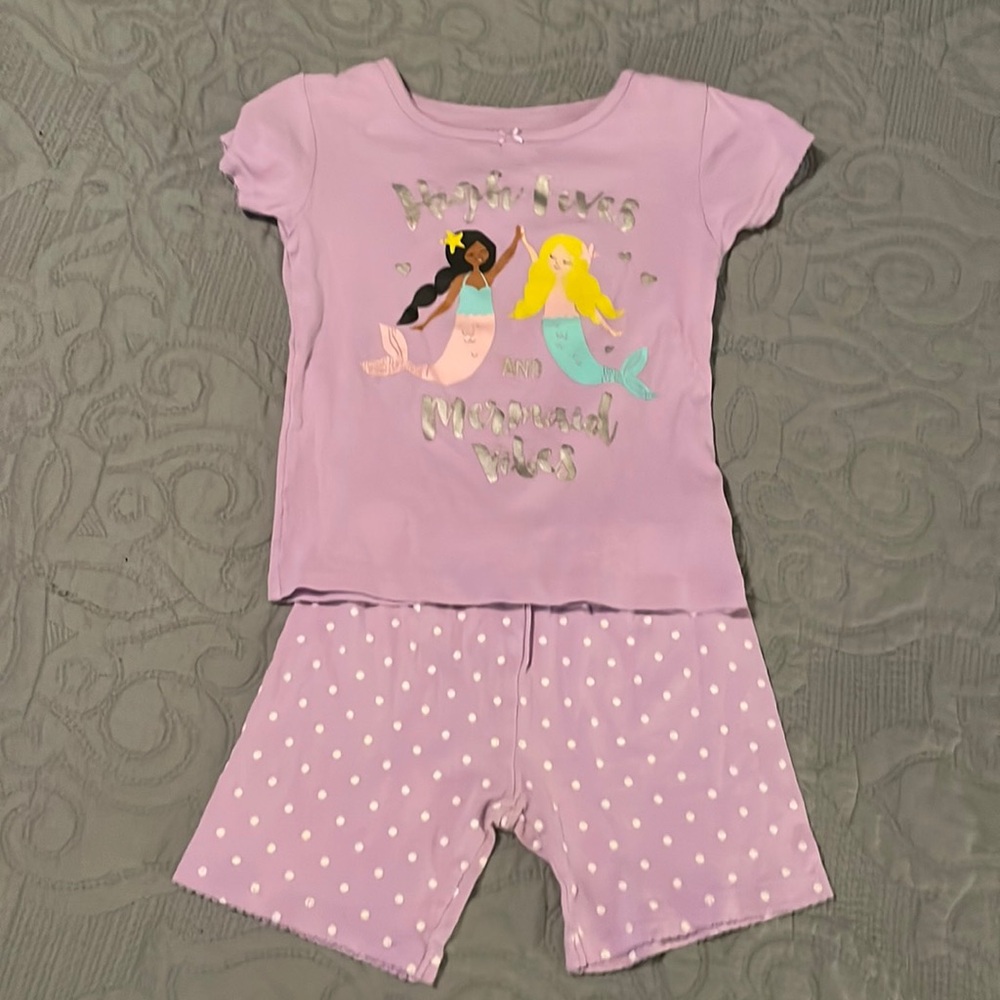 Carter’s Lavender Mermaid Short Pajamas 5